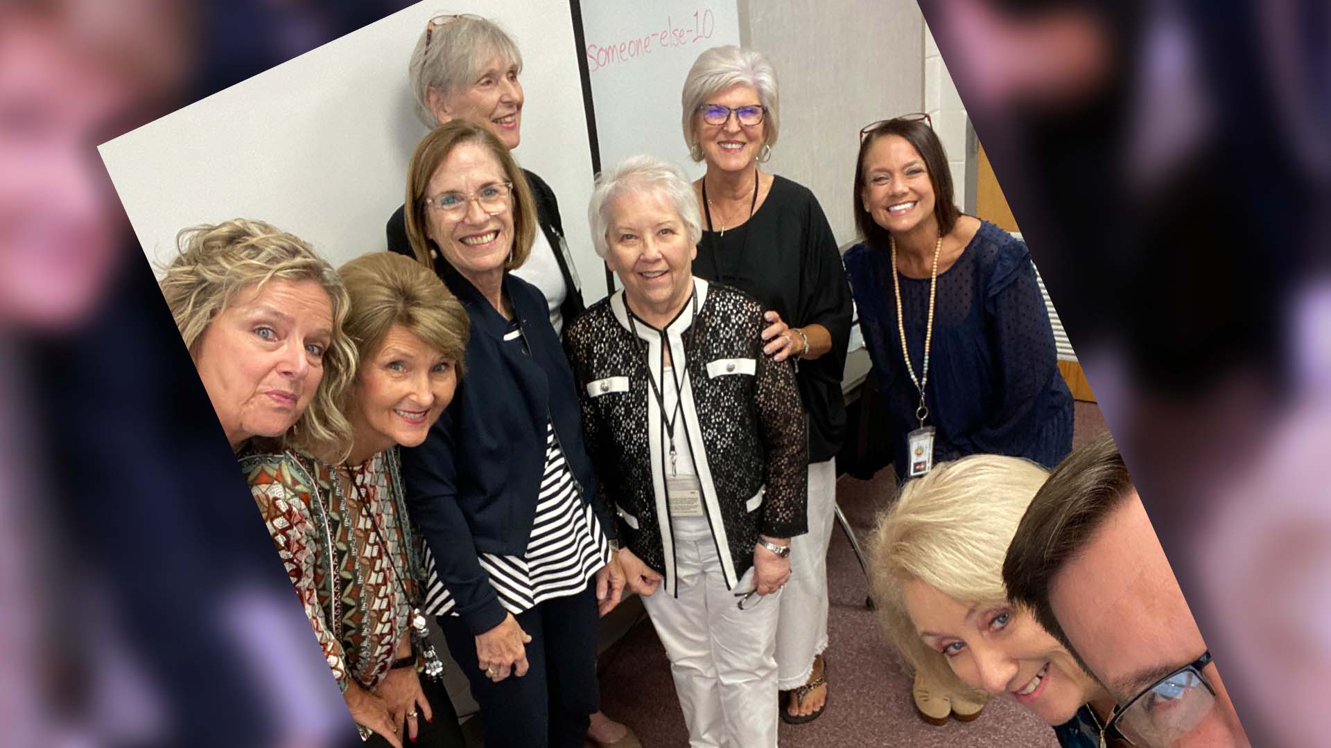 Attending the training were Lisa Dear, Vickie Brown, Betsy Stockdale, Marian Parker, Marti Rizutto, Pam Gann, Ashley Cawley, Sonja Hines, and Kevin Connell. (Not pictured: Ashante Batson)